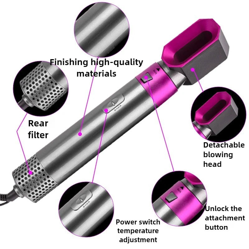 Hot Air Brush 5-in-1